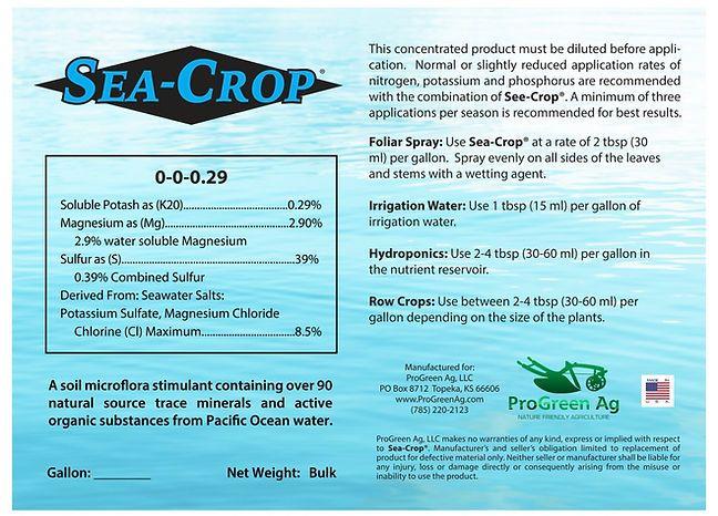 Sea-Crop supplement field application context